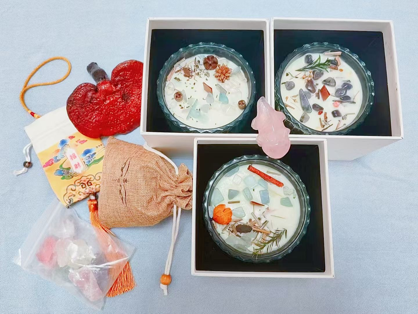 Triangulation Manifestation: Semi-Annual Wish Matrix Candle Set