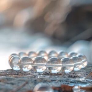 Clear Quartz Bead Bracelet