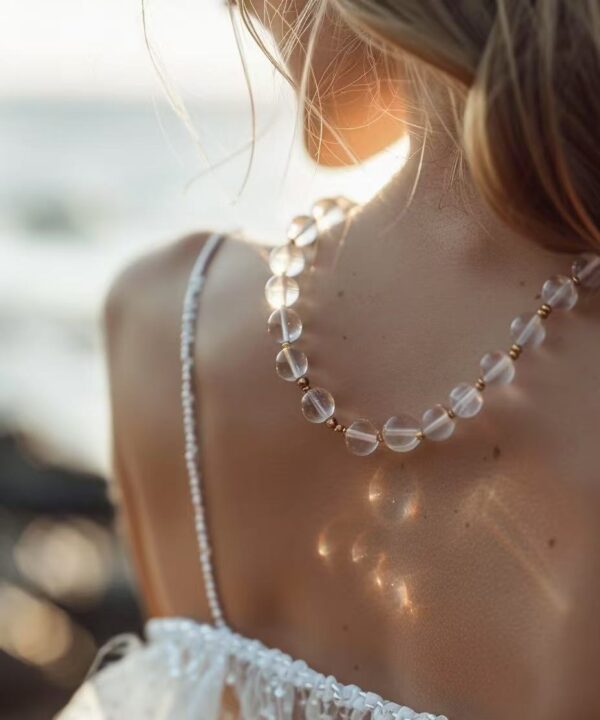 108 Clear Quartz Mala Necklace