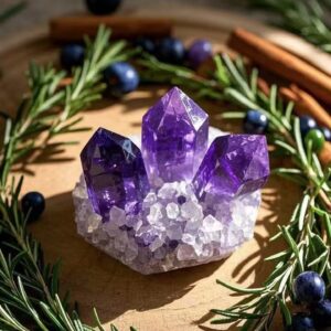 Amethyst Druzy Cluster