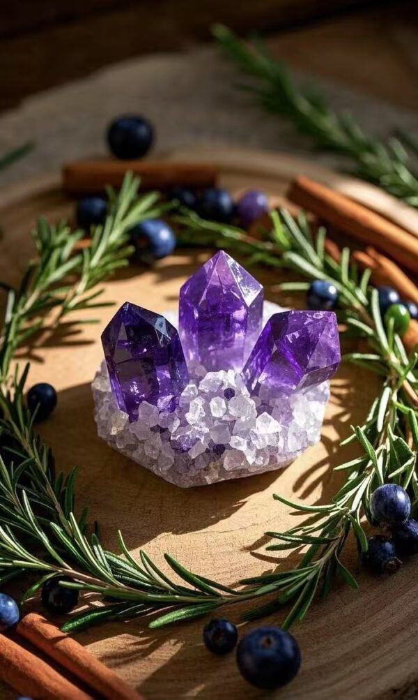 Amethyst Druzy Cluster